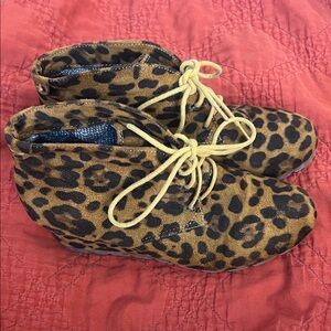 Bella Marie Leopard Print Boots